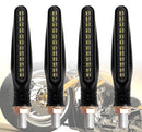 Newest 4x Universal Flowing LED Motorcycle Turn Signals