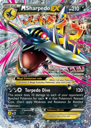 M Sharpedo EX XY200/211 - XY Promos Holofoil