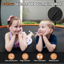 12FT Outdoor Trampoline Heavy-Duty Recreational Trampoline with Safety Enclosure Net