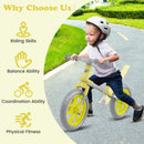 12 Inch Balance Bike with Adjustable Seat and Rotatable Handlebar