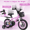 14 Inch Kids Bike for 3-5 Years Old Sport Bicycle with Adjustable Handlebar and Saddle-14 inches