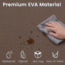Puzzle Exercise Floor Mats 1/2 Inch Thick - 12 Tiles
