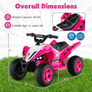 12V Kids Ride On ATV 4-Wheeler Quad with LED Lights and 7 mph Max Speed