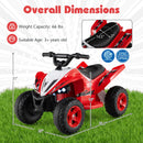 12V Kids Ride On ATV 4-Wheeler Quad with LED Lights and 7 mph Max Speed