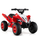12V Kids Ride On ATV 4-Wheeler Quad with LED Lights and 7 mph Max Speed