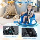 12V Kids Ride On Bumper Car with Remote Control and Flashing Lights