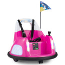 12V Kids Ride On Bumper Car with Remote Control and Flashing Lights