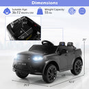 12V Kids Ride On Car with Remote Control Lockable Doors Slow Start System and LED Lights