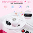 12V Ride On Car Licensed Volkswagen Ride-on Bus with Cup Holder and LED Headlights for 3+ Years Old