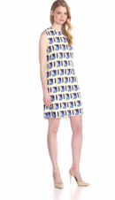 Helene Berman Womens Simple Loose Fit Shift Dress,Size 12