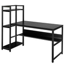 59-Inch Computer Desk Home Office Workstation 4-Tier Storage Shelves