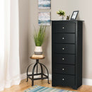 6 Drawers Chest Dresser Clothes Storage Bedroom Furniture Cabinet