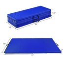 Gymnastics PU Mat  Thick Folding Panel Gym Fitness Exercise-Navy