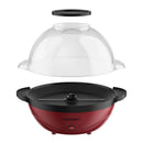6QT Stirring Popcorn Popper Maker with Nonstick Plate