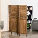 5.6 Ft Tall 4 Panel Folding Privacy Room Divider