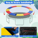 8-16 FT Trampoline Pad Replacement Safety Pad with Fixing Straps (Multicolor)