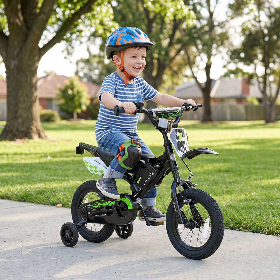 12 Inch Kids Bike with Training Wheels Ages 3-4