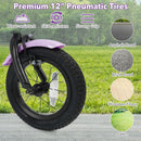Kids Bike with Training Wheels 12-18 Inch - Purple
