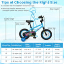 Kids Bike 16 Inch with Training Wheels Ages 4-7