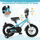 14-Inch Kids Bike for 3-5 Years Old Children Bicycle with Training Wheels