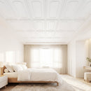 24 Pieces Ceiling Tiles Decorative PVC Ceiling Covering Panels