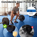 Puzzle Exercise Floor Mats 1/2 Inch Thick - 12 Tiles