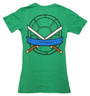 Teenage Mutant Ninja Turtles Leonardo Costume With Mask Junior V Neck T-Shirt