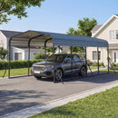 12 x 20 Feet Heavy-Duty Carport Outdoor Galvanized Steel Garage Car Shelter