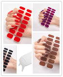 Waterproof Long Lasting Nail Stickers Letter Color