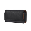 Buckle Waist Hanging Mobile Phone Bag Leather Case Belt Horizontal