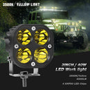 Off-Road LED Square Spotlight For Truck Car