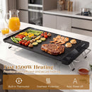 1300W Indoor Electric Grill with Removable Touch Panel