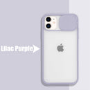Frosted frame lens phone case