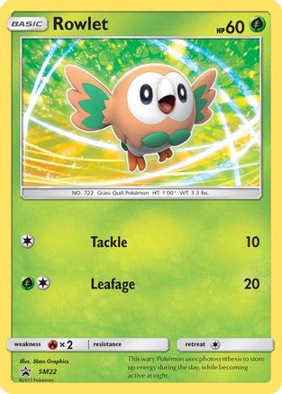 Rowlet SM22/248 - SM Promos Holofoil