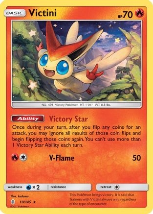 Victini 010/145 - SM  Guardians Rising Holofoil