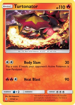 Turtonator 017/145 - SM  Guardians Rising