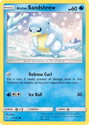 Alolan Sandshrew 019/145 - SM  Guardians Rising