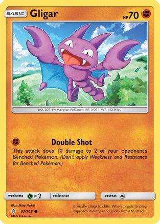 Gligar 067/145 - SM  Guardians Rising