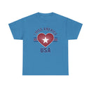 "I Miss America" Heart Unisex Heavy Cotton Tee