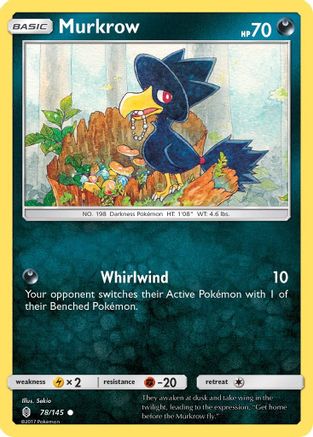 Murkrow 078/145 - SM  Guardians Rising