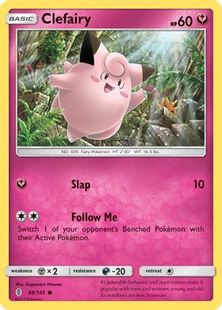 Clefairy 088/145 - SM  Guardians Rising Reverse Holofoil