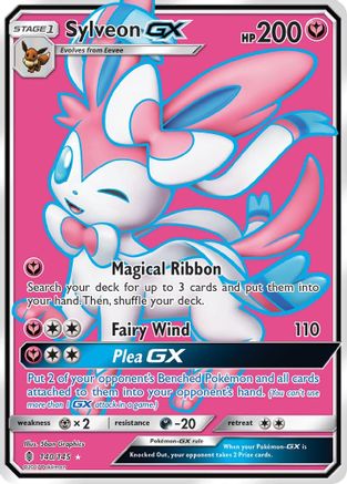 Sylveon GX (Full Art) 140/145 - SM  Guardians Rising Holofoil