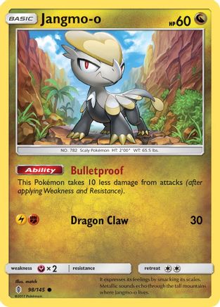 Jangmo-o 098/145 - SM  Guardians Rising Reverse Holofoil