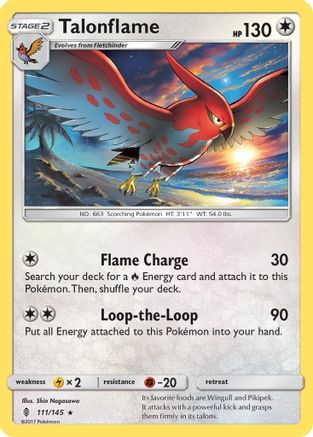 Talonflame 111/145 - SM  Guardians Rising