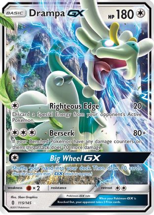 Drampa GX 115/145 - SM  Guardians Rising Holofoil