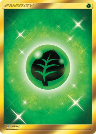 Grass Energy (Secret) 167/145 - SM  Guardians Rising Holofoil