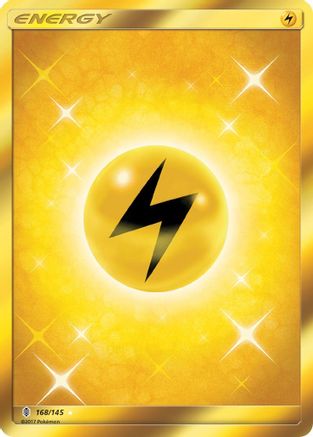 Lightning Energy (Secret) 168/145 - SM  Guardians Rising Holofoil