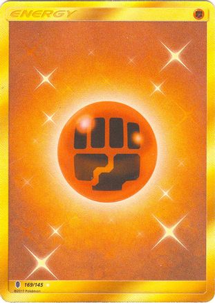 Fighting Energy (Secret) 169/145 - SM  Guardians Rising Holofoil