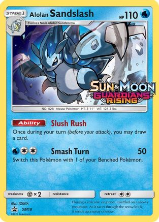 Alolan Sandslash (Prerelease) SM18/248 - SM Promos Holofoil
