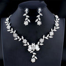 Golden Zircon Bridal Jewelry Set